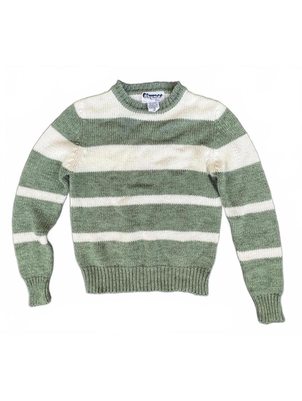 Rhymer by Evisu VTG Striped Acrylic Knit Sweater - Medium